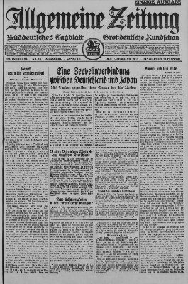 Allgemeine Zeitung Samstag 7. Februar 1925