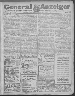 Münchner neueste Nachrichten Freitag 1. Juli 1892
