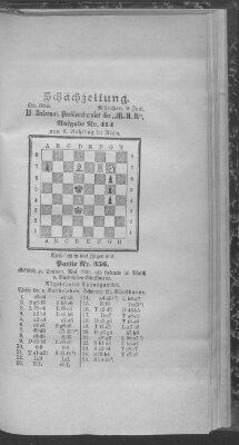 Schach-Zeitung (Münchner neueste Nachrichten) Sonntag 9. Juni 1895