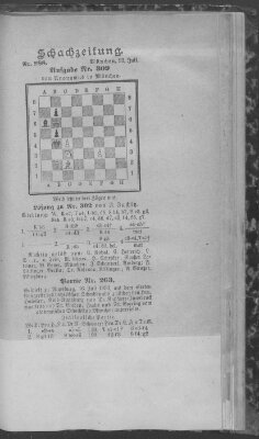 Schach-Zeitung (Münchner neueste Nachrichten) Sonntag 23. Juli 1893