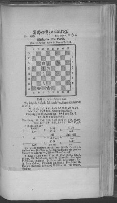 Schach-Zeitung (Münchner neueste Nachrichten) Sonntag 26. Juni 1904