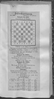 Schach-Zeitung (Münchner neueste Nachrichten) Sonntag 25. Februar 1906