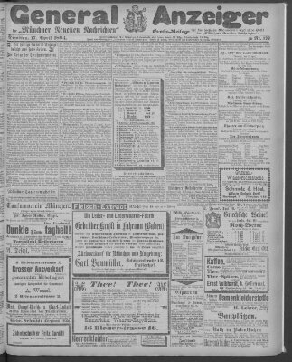 Münchner neueste Nachrichten Dienstag 17. April 1894