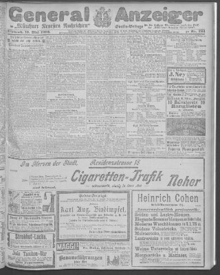 Münchner neueste Nachrichten Mittwoch 13. Mai 1896