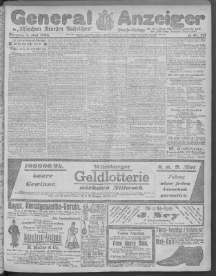 Münchner neueste Nachrichten Dienstag 7. Mai 1895