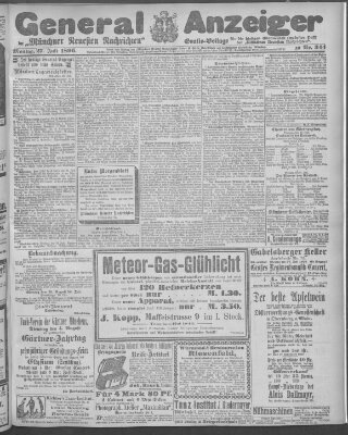 Münchner neueste Nachrichten Montag 27. Juli 1896