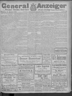 Münchner neueste Nachrichten Dienstag 31. Januar 1893