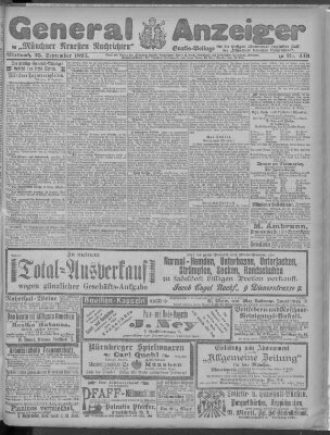 Münchner neueste Nachrichten Mittwoch 25. September 1895