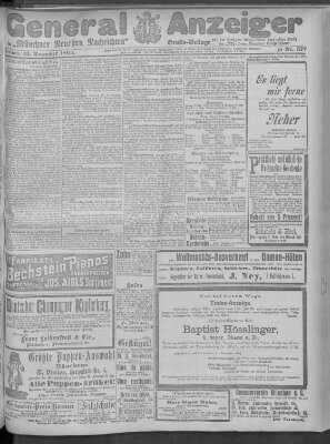 Münchner neueste Nachrichten Freitag 13. Dezember 1895