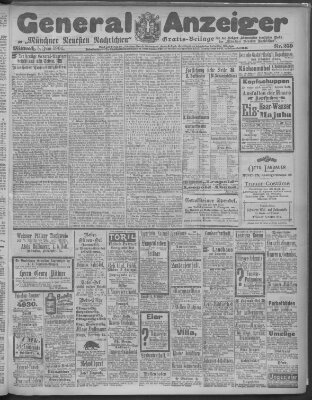 Münchner neueste Nachrichten Mittwoch 5. Juni 1901