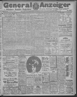 Münchner neueste Nachrichten Mittwoch 12. Juni 1901