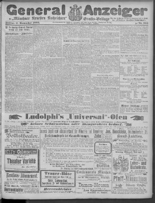 Münchner neueste Nachrichten Freitag 3. November 1893