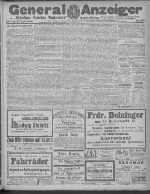 Münchner neueste Nachrichten Freitag 24. Juni 1898