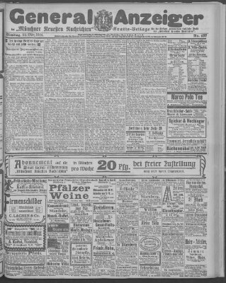 Münchner neueste Nachrichten Dienstag 22. März 1904