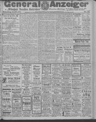 Münchner neueste Nachrichten Donnerstag 24. März 1904