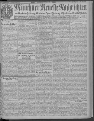 Münchner neueste Nachrichten Samstag 16. April 1904