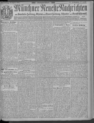 Münchner neueste Nachrichten Samstag 16. April 1904
