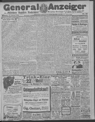 Münchner neueste Nachrichten Montag 29. Februar 1904