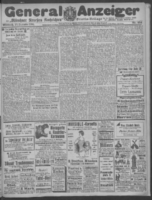 Münchner neueste Nachrichten Mittwoch 28. September 1904