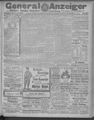 Münchner neueste Nachrichten Freitag 2. September 1898
