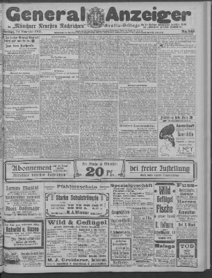 Münchner neueste Nachrichten Freitag 24. November 1905