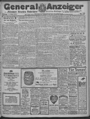 Münchner neueste Nachrichten Freitag 10. März 1905