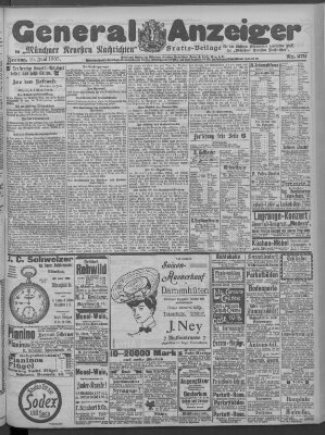 Münchner neueste Nachrichten Freitag 16. Juni 1905