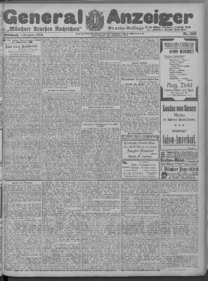 Münchner neueste Nachrichten Mittwoch 5. Dezember 1906