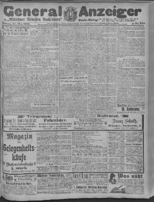 Münchner neueste Nachrichten Montag 31. Mai 1897