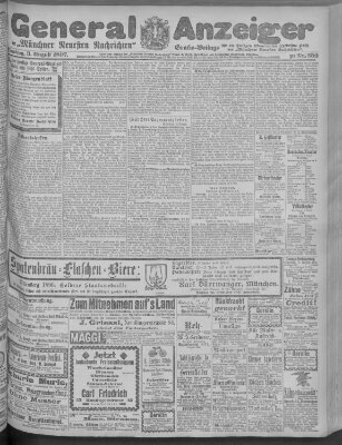 Münchner neueste Nachrichten Dienstag 3. August 1897