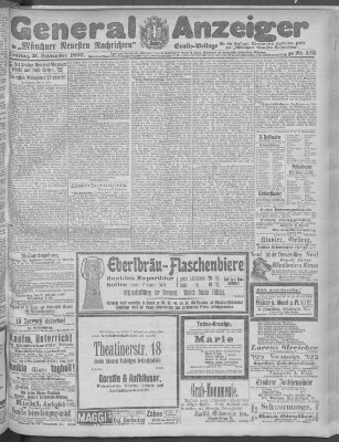 Münchner neueste Nachrichten Dienstag 21. September 1897