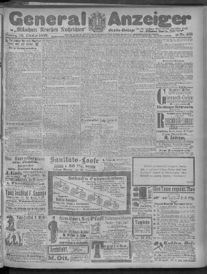 Münchner neueste Nachrichten Montag 25. Oktober 1897