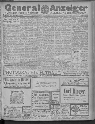 Münchner neueste Nachrichten Samstag 30. Oktober 1897