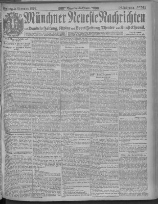 Münchner neueste Nachrichten Freitag 5. November 1897