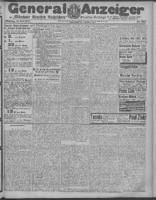 Münchner neueste Nachrichten Montag 28. Mai 1906