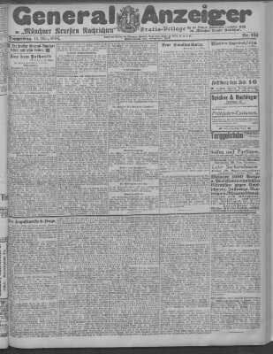 Münchner neueste Nachrichten Donnerstag 15. März 1906