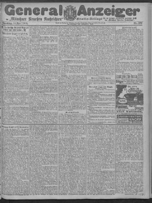 Münchner neueste Nachrichten Samstag 14. April 1906