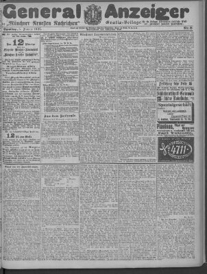 Münchner neueste Nachrichten Samstag 5. Januar 1907