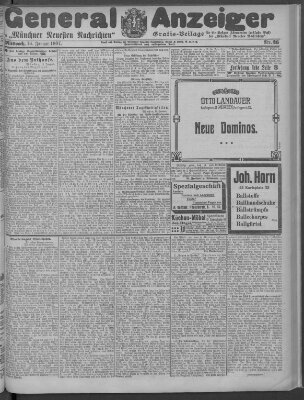 Münchner neueste Nachrichten Mittwoch 16. Januar 1907