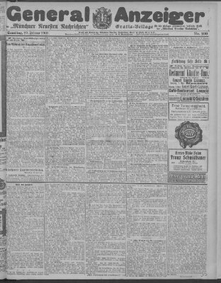 Münchner neueste Nachrichten Samstag 29. Februar 1908