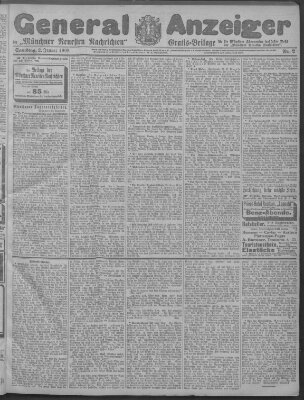 Münchner neueste Nachrichten Samstag 2. Januar 1909