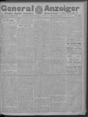 Münchner neueste Nachrichten Freitag 6. September 1912