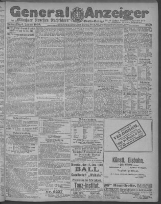 Münchner neueste Nachrichten Donnerstag 5. Januar 1899