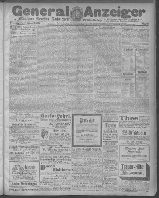 Münchner neueste Nachrichten Freitag 10. Februar 1899