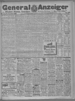 Münchner neueste Nachrichten Montag 25. Dezember 1899