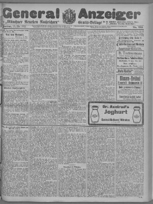 Münchner neueste Nachrichten Freitag 19. Mai 1911