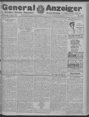 Münchner neueste Nachrichten Dienstag 15. Juni 1909