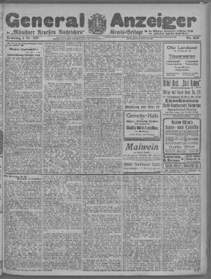 Münchner neueste Nachrichten Samstag 4. Mai 1912