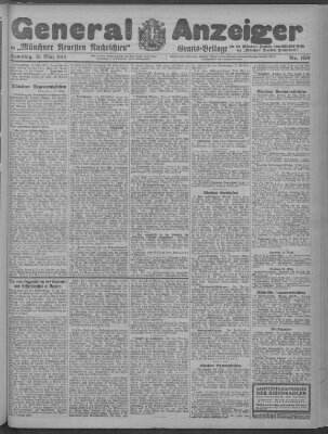 Münchner neueste Nachrichten Samstag 23. März 1918