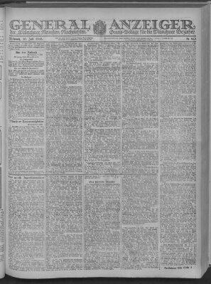 Münchner neueste Nachrichten Mittwoch 10. Juli 1918